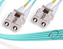 【中古】【輸入品・未使用】FiberCablesDirect - 40M OM4 LC LC ファイバーパッチケーブル | 曲げないプレナム 100Gb デュプ...