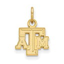 【中古】【輸入品・未使用】Texas A & M Extra Small (3?/ 8インチ) ペンダント(14?Kイエローゴールド)(4)