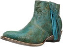 【中古】【輸入品・未使用】FerriniレディースラウンドトウターコイズBootie 8 ブルー