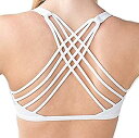 【中古】【輸入品・未使用】Lululemon Free to Be Wild Strappyスポーツブラホワイト ホワイト