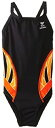 【中古】【輸入品・未使用】(28%カンマ% Black/Orange) - TYR SPORT Girl's Phoenix Splice Diamondfit Swimsuit(4)