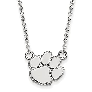 【中古】【輸入品・未使用】Clemson Small (1?/ 2インチ) ペンダントW/ネックレス(スターリングシルバー)