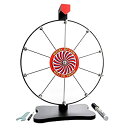 【中古】【輸入品 未使用】Moon Glowスポーツ賞ホイール12 inch-whiteboard Tabletop Spinning Wheel withスタンド 10スロット カスタマイズ Made in USA