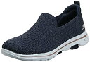 【中古】【輸入品・未使用】Skechers Women's GO Walk 5 - Brave Shoe%カンマ% Navy/Gold%カンマ% 8 M US(4)
