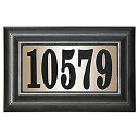 【中古】【輸入品・未使用】QualarcLTP-1304Edgewood Classic Lighted Address Plaque-REC LIGHT ADDRESS PLAQUE (並行輸入品)