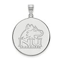 【中古】【輸入品・未使用】Northern Illinois Extra Large (1インチ) ディスクペンダント(Sterling Sliver)