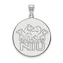 【中古】【輸入品・未使用】Northern Illinois Extra Large ( 1インチ)ディスクペンダント( Sterling Sliver )