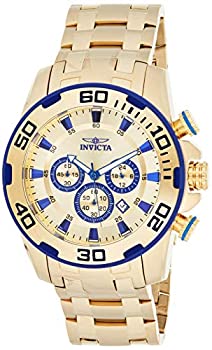 šۡ͢ʡ̤ѡInvicta 22320 Men's Pro Diver Gold Dial Yellow Gold Steel...