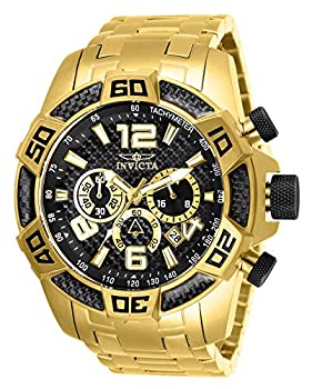 【中古】【輸入品・未使用】Invicta Men's 25853 Pro Diver Quartz Chronograph Black Dial Watch