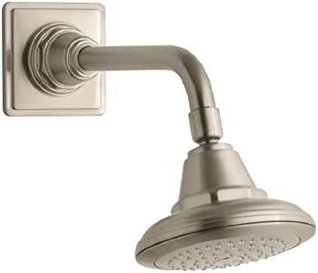 (Bronze) - KOHLER K-13137-BV Pinstripe Single-Function Showerhead%カンマ% Vibrant Brushed Bronze