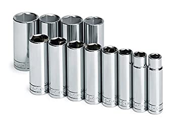 【中古】【輸入品・未使用】SK Hand Tool 4822 12 pc.0.5 in. Drive 6-Point Deep Fractional Socket Set