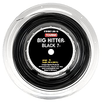 【中古】【輸入品・未使用】Tourna Big Hitter black7究極スピンポリエステルテニス文字列