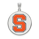 【中古】【輸入品・未使用】Syracuse Extra Large ( 1インチ)エナメルディスクペンダント( Sterling Sliver )
