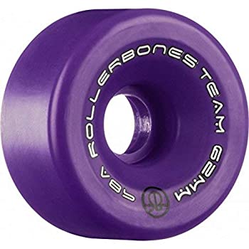 【中古】【輸入品・未使用】RollerBones Team Logo 101a Roller Skate Wheels - Purple - 62mm