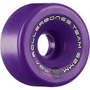 【中古】【輸入品・未使用】RollerBones Team Logo 101a Roller Skate Wheels - Purple - 62mm
