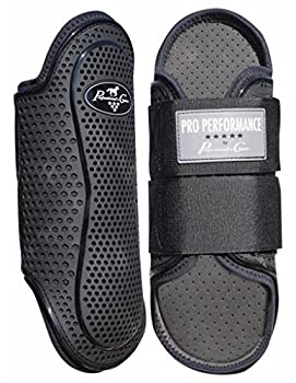【中古】【輸入品・未使用】(Medium%カンマ% Black) - Professional's Choice Pro Perf Hybrid Splint Boot
