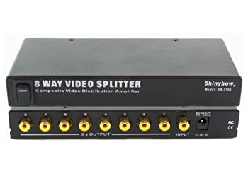 šۡ͢ʡ̤ѡ1x8 SHINYBOW COMPOSITE VIDEO DISTRIBUTION AMPLIFIER by Shinybow