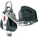 【中古】【輸入品・未使用】Ronstan シリーズ 20 ボールベアリングブロック トリプル ベケット カムクリート 2軸シャックルヘッド (55143)