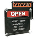 【中古】【輸入品・未使用】Headline Open/Closedレターボード???「Open/Closed」印刷済み???15?%ダブルクォーテ% x 13?%ダブルクォーテ%???ブラック、レッド、アソートカラー