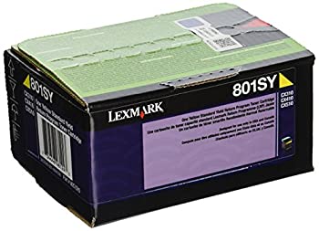 šۡ͢ʡ̤ѡLexmark 80C1SY0 Yellow Standard Yield Return Program Toner by Lexmark