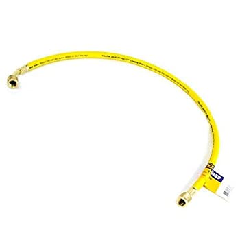 【中古】【輸入品・未使用】Yellow Jacket 18136 Plus II 3/8 B Charging Hose 3/8 Straight Flare x 3/8 45 degree%カンマ% 36%カンマ% Yellow by Yellow Jacket