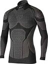【中古】【輸入品・未使用】alpinestars(アルパインスターズ)バイク用インナーシャツ ブラック/グレー (M/L) ウィンターテックトップ