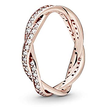 【中古】【輸入品・未使用】Pandora Jewelry Twist of Fate キュービックジルコニアリング パンドラローズ サイズ7.5 【中古】【輸入品・未使用】Pandora Jewelry Twist of Fate キュービックジルコニアリング パンドラローズ サイズ7.5