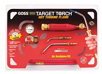 【中古】【輸入品 未使用】Goss KX-4B Soldering Brazing Torch Kit for B Acetylene Tanks with GA-5 and GA-14 Target Tips and Hot Turbine Flame by Goss