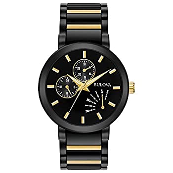 【中古】【輸入品・未使用】Bulova Black-Gold Tone Classic 98C124 【中古】【輸入品・未使用】Bulova Black-Gold Tone Classic 98C124