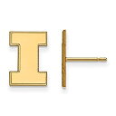 【中古】【輸入品・未使用】イリノイSmall (1?/ 2インチ) ポストイヤリング(10?Kイエローゴールド)
