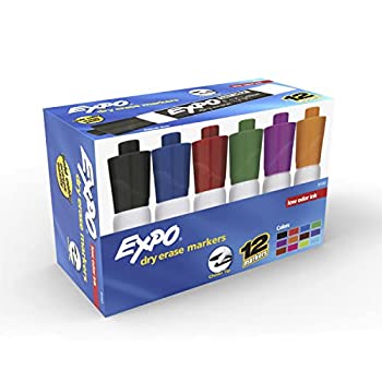 【中古】【輸入品・未使用】Expo® 2 低臭ホワイトボードマーカー 平芯 16本入り アソートカラー 81045 12-Pack