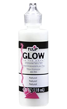 【中古】【輸入品 未使用】Tulip Dimensional Fabric Paint 4oz Glow Natural by Tulip