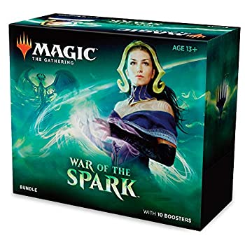 【中古】【輸入品 未使用】MTG Magic the Gathering War of The Spark バンドル10ブースターパック