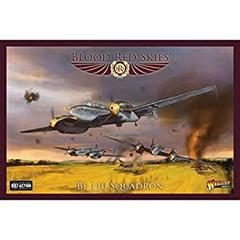 楽天スカイマーケットプラス【中古】【輸入品・未使用】Blood Red Skies Warlord Games％カンマ％ Bf 110 Squadron - Air Combat Game Miniatures
