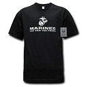 【中古】【輸入品・未使用】Rapid Dominance S28-MAR-BLK-04 Military Graphics T-Shirt, The F...