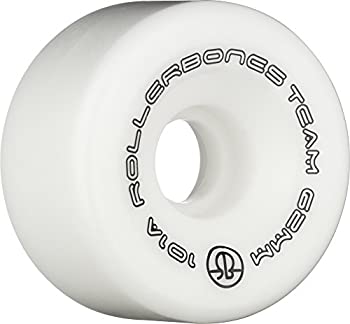 【中古】【輸入品・未使用】(62mm%カンマ% White) - Rollerbones Team Logo 101A Recreational Roller Skate Wheels (Set of 8) 1