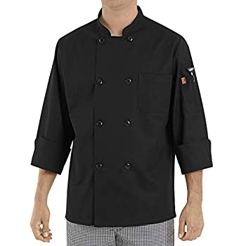 【中古】【輸入品・未使用】Chef DesignsメンズEightパールボタンシェフコート US サイズ: 4L カラー: ブラック