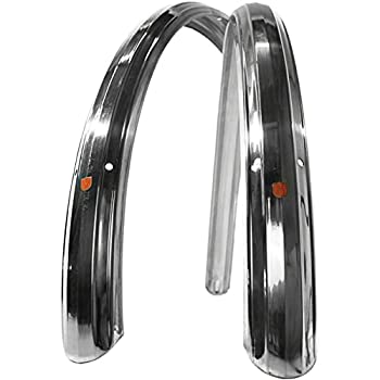 šۡ͢ʡ̤ѡVelo Orange 700c Zeppelin Fender Set: Polished Silver; 52...