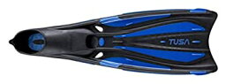 【中古】【輸入品・未使用】New Tusa Solla Full Foot Scuba Diving & Snorkeling Fins - Cobalt Blue (Size 9-11/Large)/FBM by Tabata