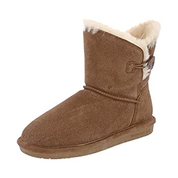 【中古】【輸入品・未使用】(ベアパウ) Bearpaw Rosie レディーズ ブラウン スウェード 冬のブーツ ラウンドトゥ [並行輸入品]