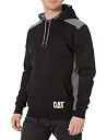 【中古】【輸入品・未使用】Caterpillar メンズロゴパネルフード付きスウェットシャツ US サイズ: Medium カラー: ブラック