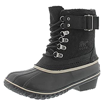 【中古】【輸入品・未使用】Sorel レディース 冬用ファンシーレースII ブーツ ミッドカーフ US サイズ: 7 カラー: ブラック