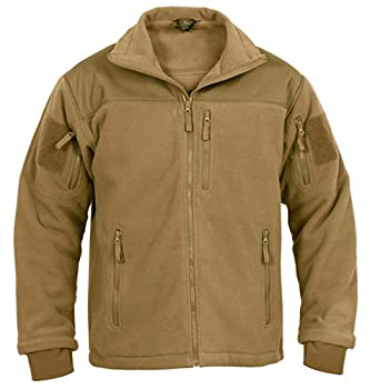 【中古】【輸入品 未使用】（ロスコ） ROTHCO スペックオプスタクティカルフリースジャケット Spec Ops Tactical Fleece Jacket 〔96670〕 (コヨーテブラウン カンマ L)