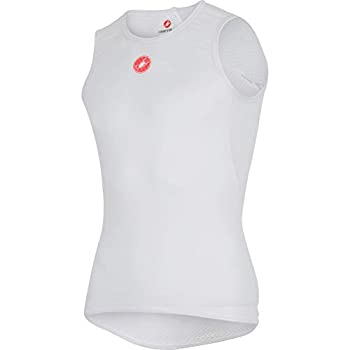 【中古】【輸入品・未使用】Castelli Pro Issue ノースリーブ ベースレイヤー - メンズ ホワイト L