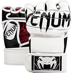 【中古】【輸入品・未使用】VENUM MMAファイトグローブ Undisputed（アンディスピューテッド） （白） (S)