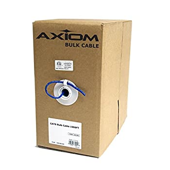 【中古】【輸入品・未使用】Axiom - Bulk cable - 1000 ft - CAT 6 - blue