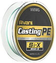 【中古】【輸入品・未使用】VARIVAS(バリバス) PEライン アバニ キャスティング Si-X 300m 5号 80lb 8本 ホワイト