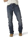 【中古】【輸入品・未使用】Wrangler Men's Retro Slim Fit Boot Cut Jeans%カンマ% Layton%カンマ% 42x32