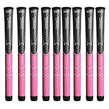 【中古】【輸入品・未使用】(Pink (Set of 9 grips)) - SET OF 9 or 13 NEW WINN DRI-TAC LADIES PINK ..