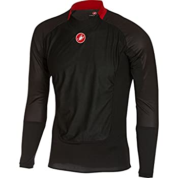 【中古】【輸入品・未使用】(Medium%カンマ% Black) - Castelli Prosecco Wind LS Base Layer